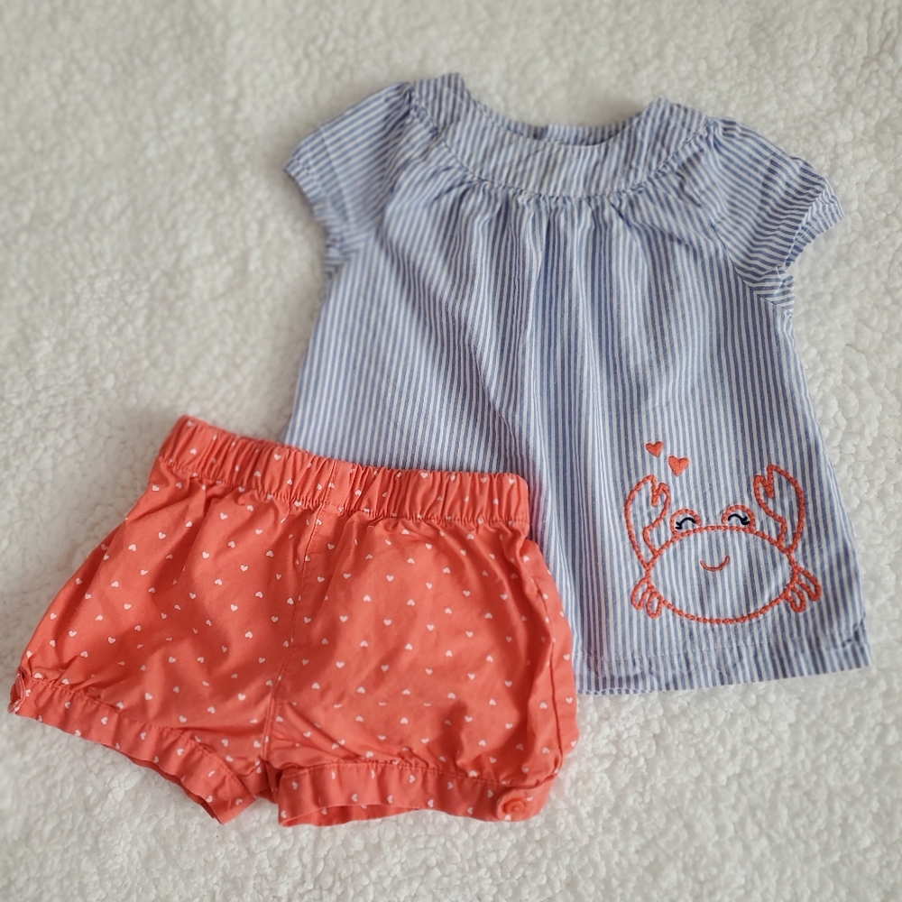 Carters 9m baby girl outfit
